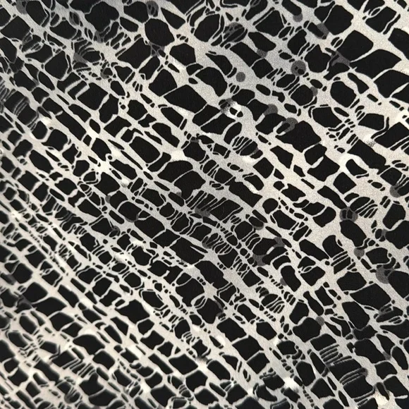 Kenneth Cole New York Black and White Cowl Neck Sweater - Picture 6 of 7